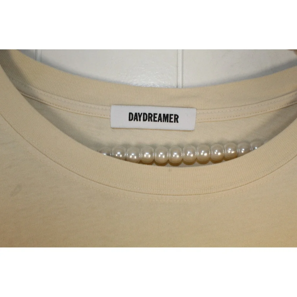 Free People x Daydreamer Beatles All You Need is Love Cream Graphic T Shirt OS - Picture 5 of 7